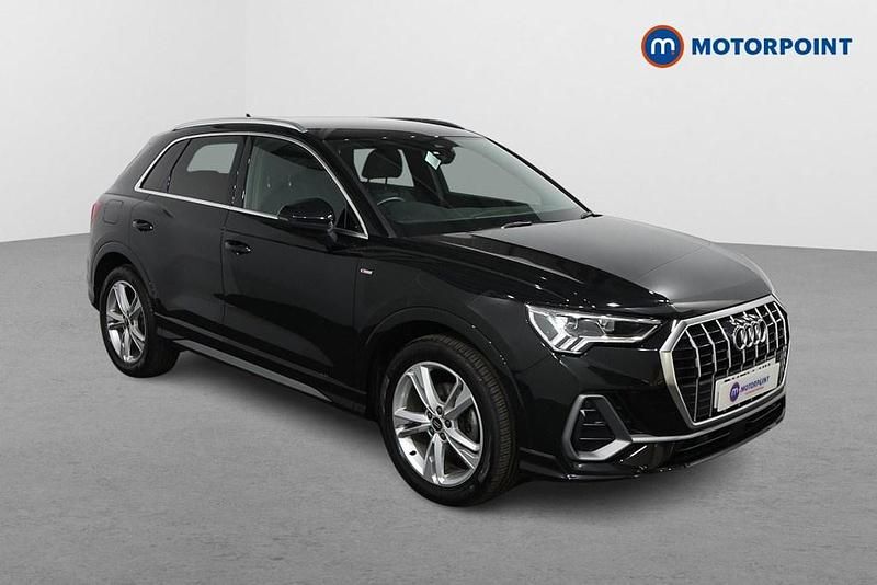 Black Used 2022 Audi Q3 S-Line SUV | £24,149 (Good price) - Image 1/4