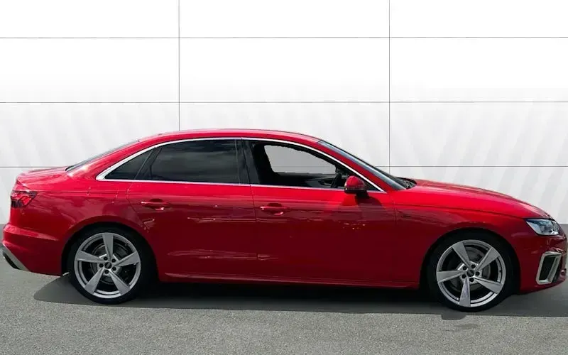 Used Audi A4 S-Line 136 HP (100 kW) 2021 Red Sedan