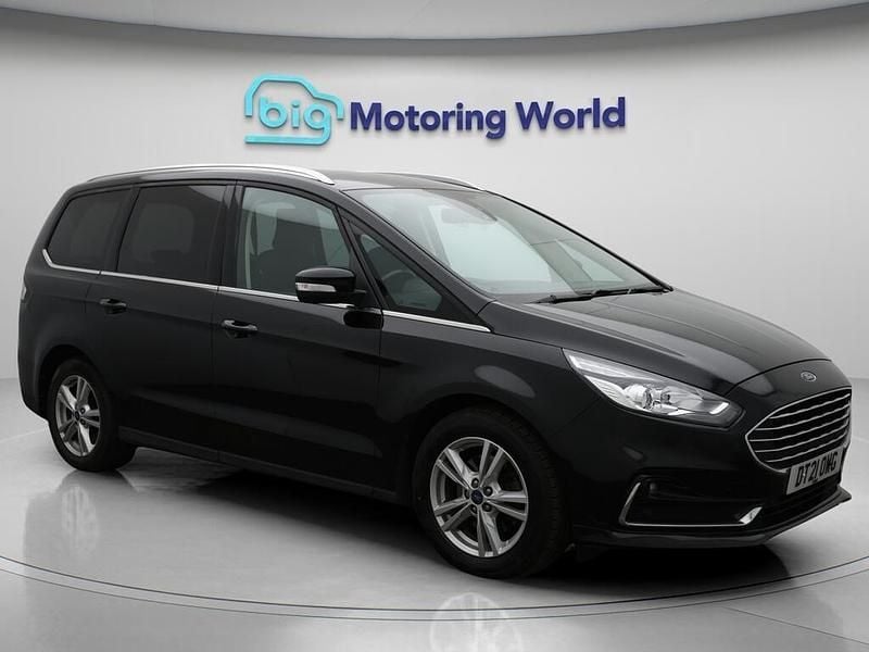 Black Used 2021 Ford Galaxy Titanium MPV | £14,321 (Good price) - Image 1/4