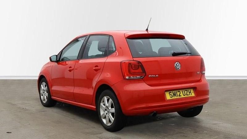 Used VW Polo Match 85 HP (62 kW) 2012 Red Hatchback