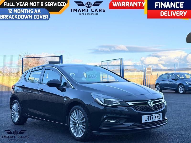 Used Vauxhall Astra Elite 136 HP (100 kW) 2017 Black Hatchback