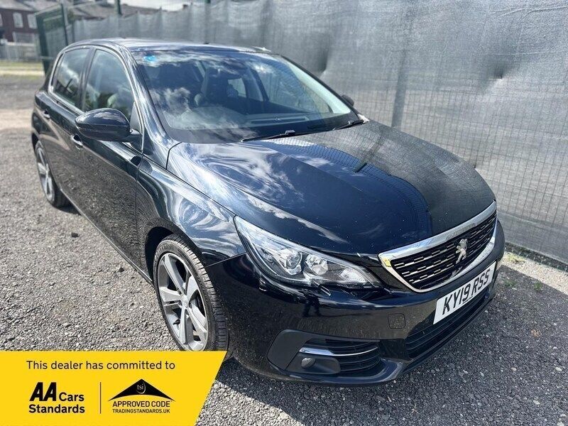 Black Used 2019 Peugeot 308 Allure Hatchback | £5,795 (Good price) - Image 1/1