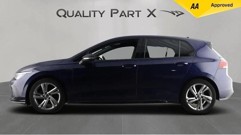 Used VW Golf VII R-line 150 HP (110 kW) 2021 Blue Hatchback