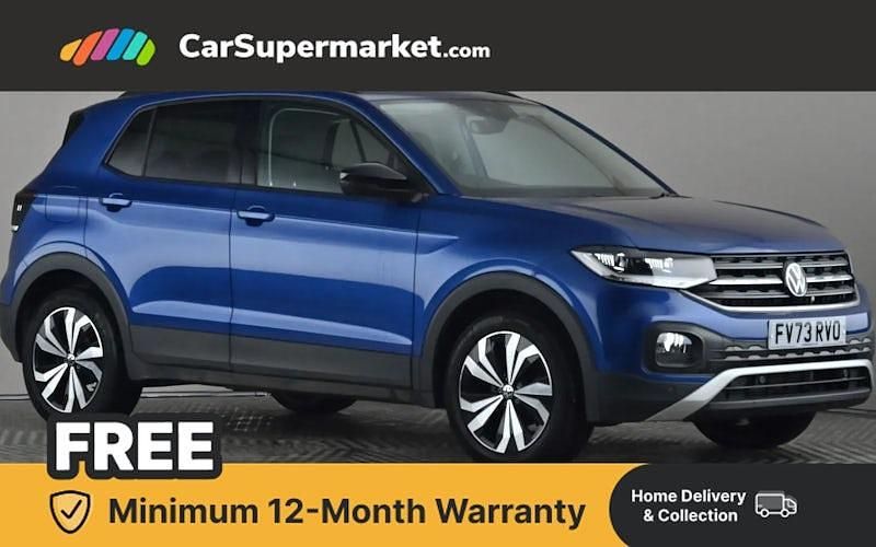 Blue Used 2023 VW T-Cross Black Edition SUV | £17,497 (Fair price) - Image 1/4
