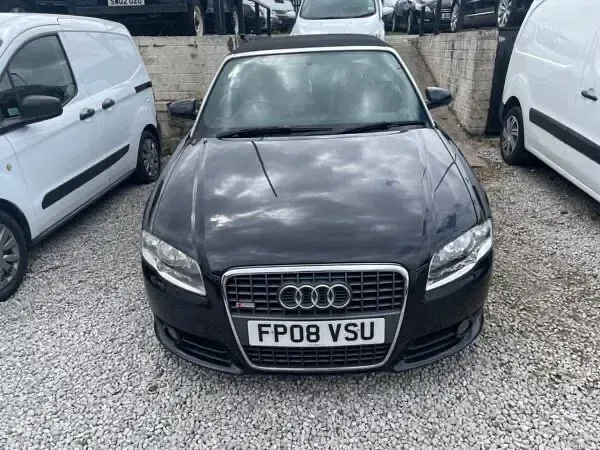 Used Audi A4 Cabriolet S-Line 2008 Black Cabriolet
