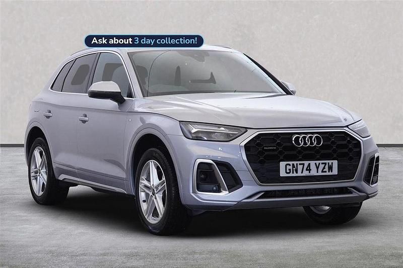 Silver Used 2024 Audi Q5 S-Line SUV | £38,122 (Fair price) - Image 1/3