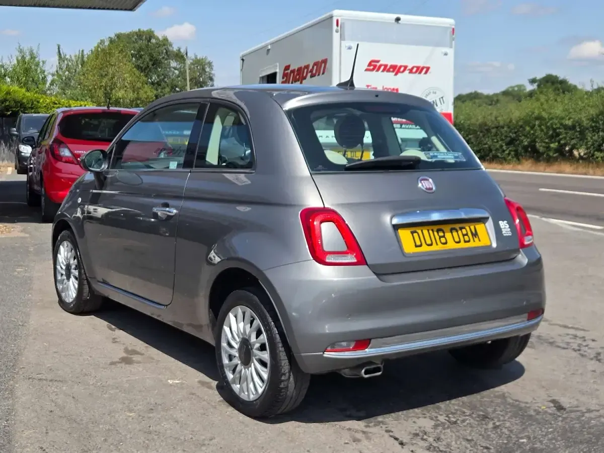 Used Fiat 500 Lounge 69 HP (50 kW) 2018 Grey Hatchback