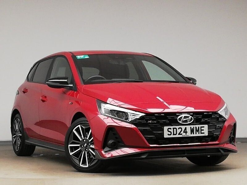 Red Used 2024 Hyundai i20 N Line Hatchback | £17,998 (Fair price) - Image 1/4