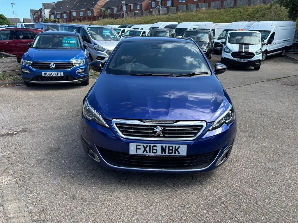Used Peugeot 308 GT-line 2016 Blue Estate