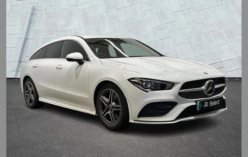 White Used 2019 Mercedes CLA200 AMG line Estate | £19,200 (Good price) - Image 1/4