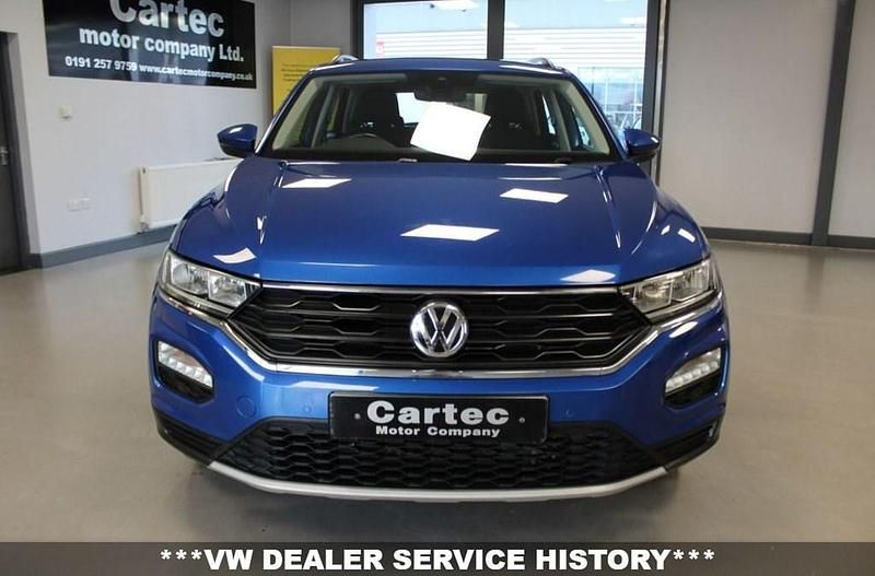 Used VW T-Roc SE 115 HP (84 kW) 2019 Blue SUV