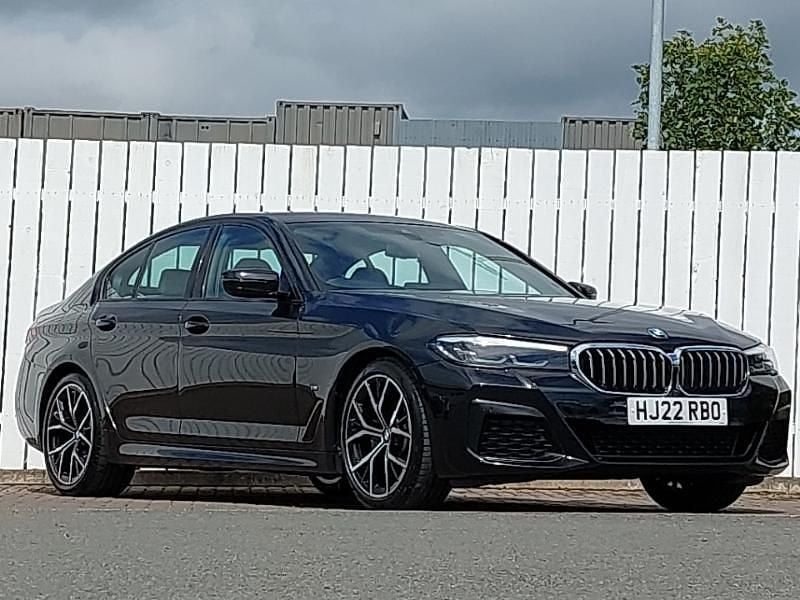 Black Used 2022 BMW 520 M Sport Sedan | £28,998 (Fair price) - Image 1/4