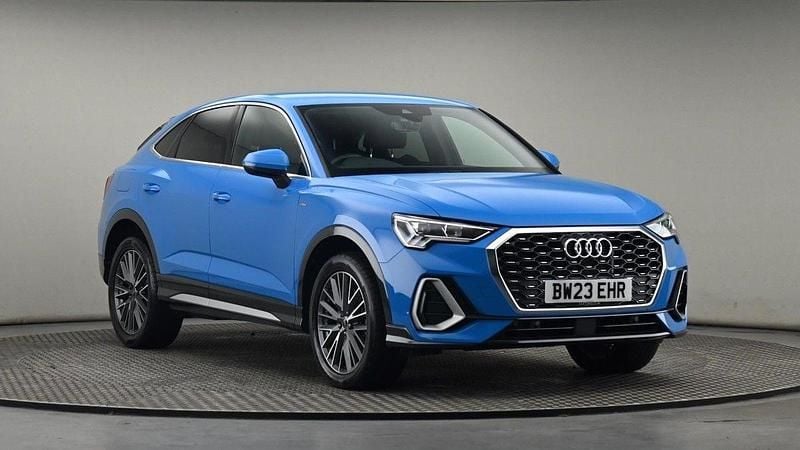 Turbo blue Used 2023 Audi Q3 Sportback S-Line SUV | £29,700 (Fair price) - Image 1/4