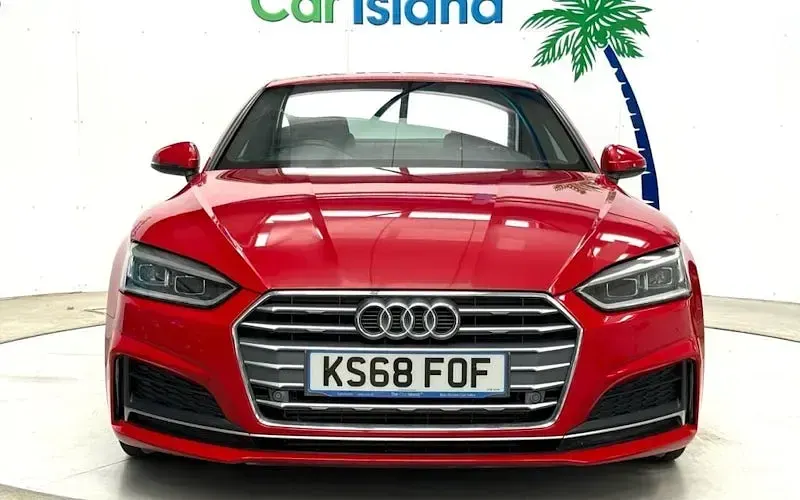 Used Audi A5 S-Line 190 HP (139 kW) 2018 Red Coupe