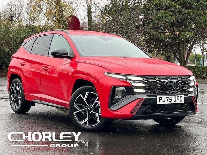 Red New 2025 Hyundai Tucson N Line SUV | £27,978 (Super price) - Image 1/4