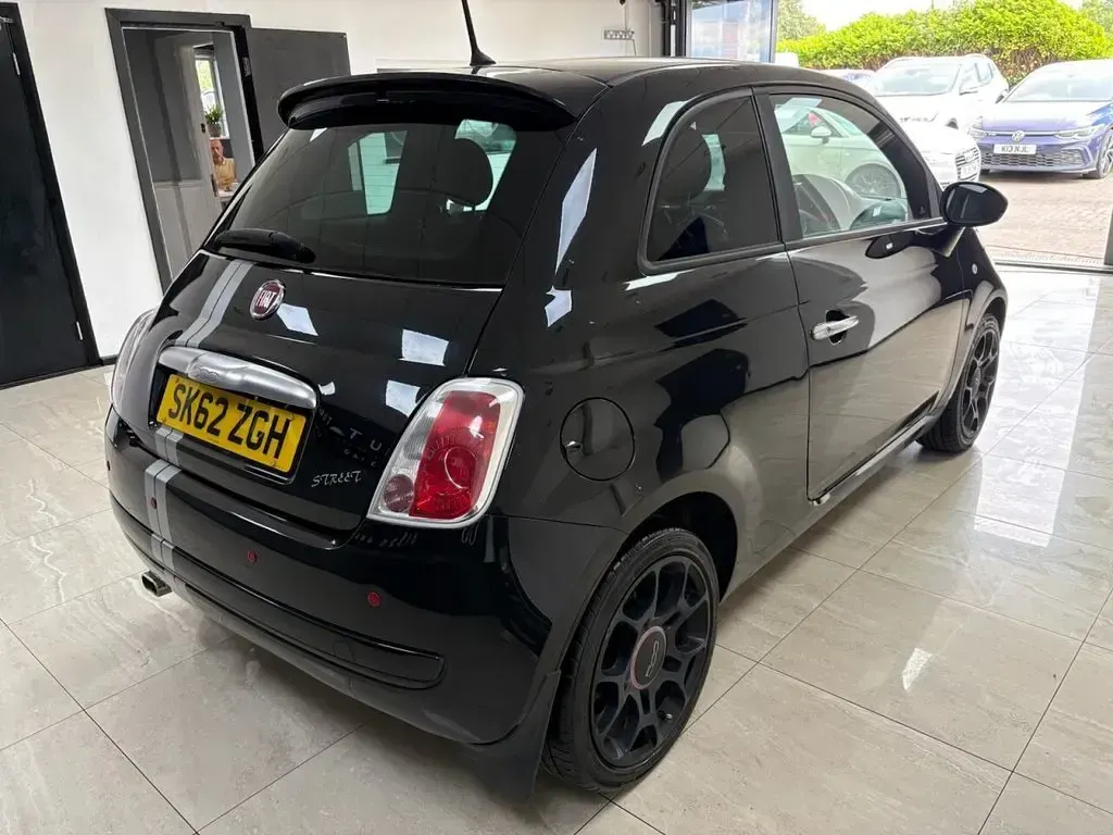 Used Fiat 500 Street 69 HP (50 kW) 2012 Black Hatchback