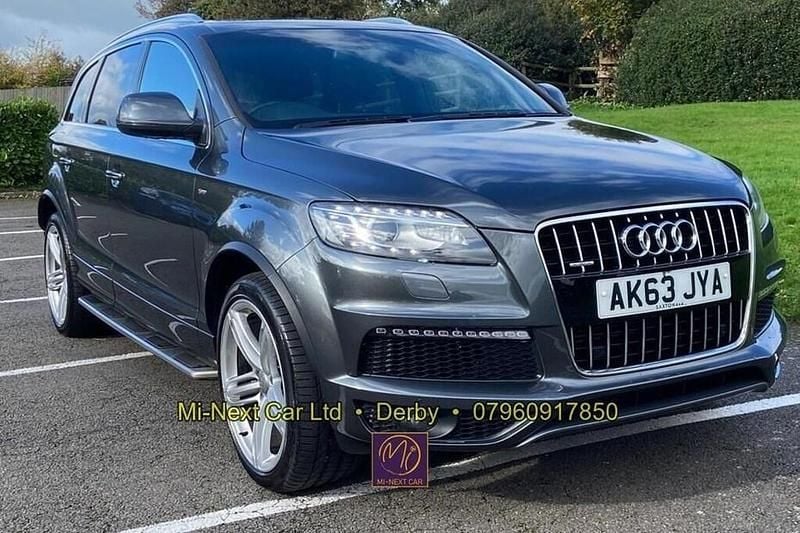 Grey Used 2014 Audi Q7 S-line plus SUV | £13,990 (Fair price) - Image 1/1
