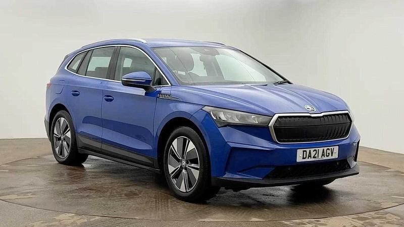Used Skoda Enyaq iV Loft 150 kW (204 HP) 2021 Blue SUV