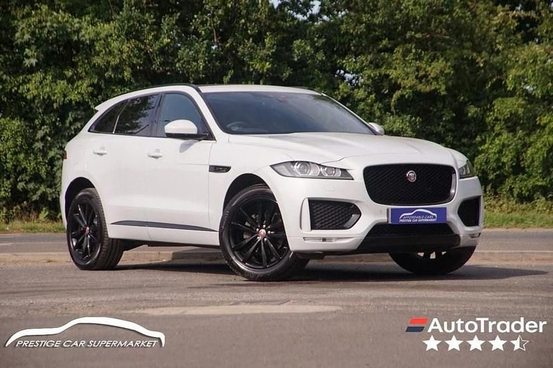 White Used 2020 Jaguar F-Pace Chequered Flag SUV | £23,199 (Good price) - Image 1/4