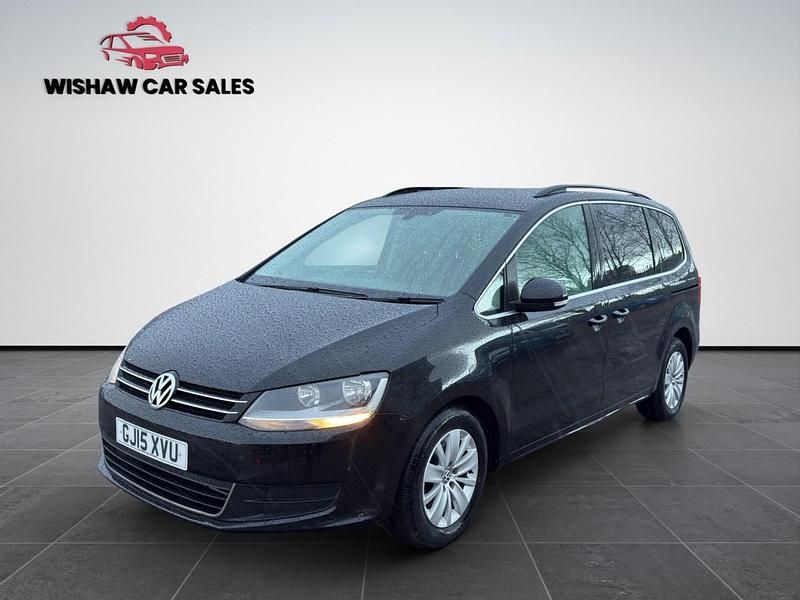 Used VW Sharan SE 140 HP (102 kW) 2015 Black MPV
