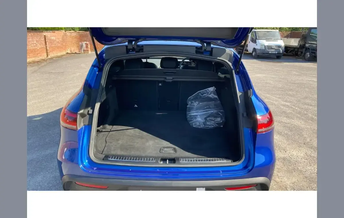 Used Mercedes EQC400 AMG line 300 kW (408 HP) 2023 Spectral blue metallic SUV
