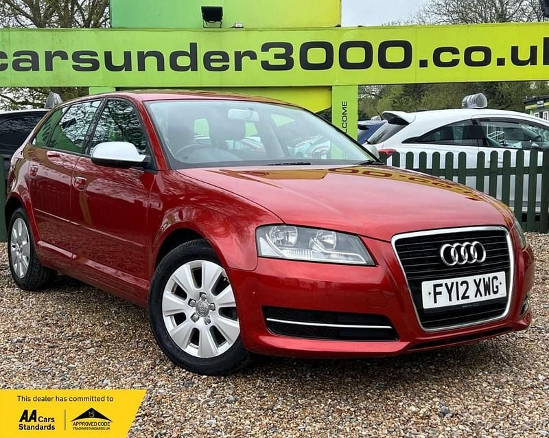 Red Used 2012 Audi A3 Business Hatchback | £3,975 (Good price) - Image 1/4