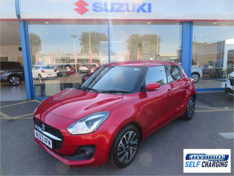 Red Used 2023 Suzuki Swift SZ5 Hatchback | £15,389 (Fair price) - Image 1/2