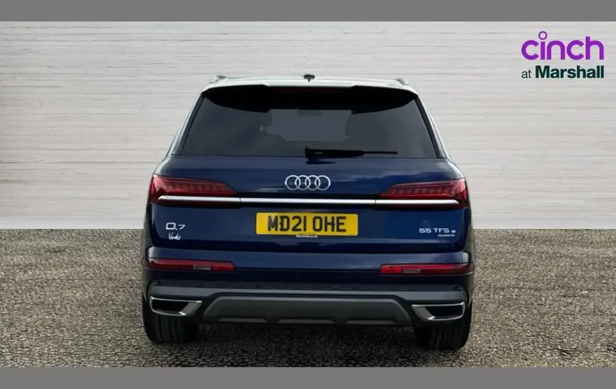 Used Audi Q7 S-Line 381 HP (280 kW) 2021 Blue SUV