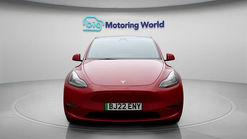 Used Tesla Model Y Long Range AWD 378 kW (514 HP) 2022 Red SUV