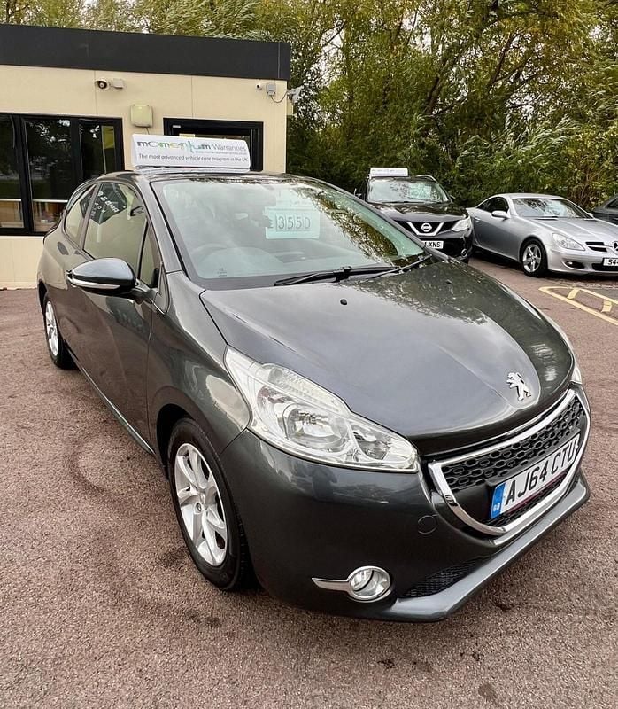 Grey Used 2014 Peugeot 208 Active Hatchback | £3,550 (Fair price) - Image 1/4