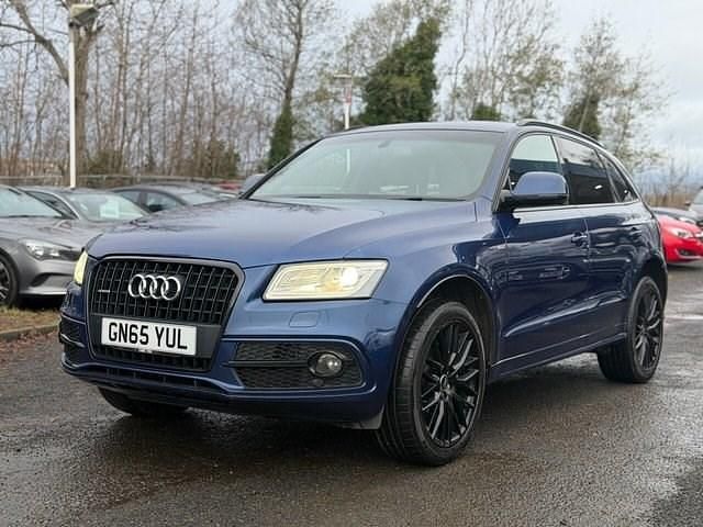 Used Audi Q5 S-line plus 190 HP (139 kW) 2015 Blue SUV