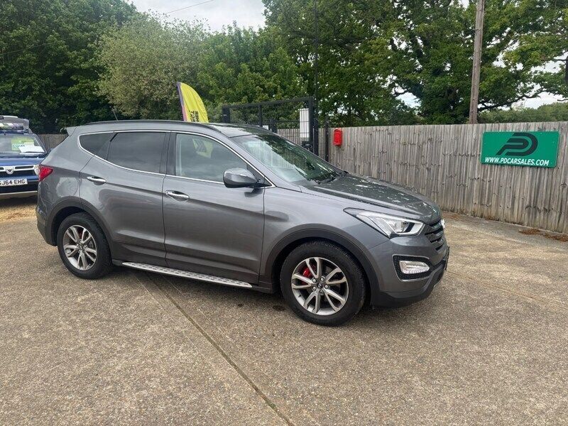 Silver Used 2012 Hyundai Santa Fe Premium SUV | £6,995 (Expensive) - Image 1/4