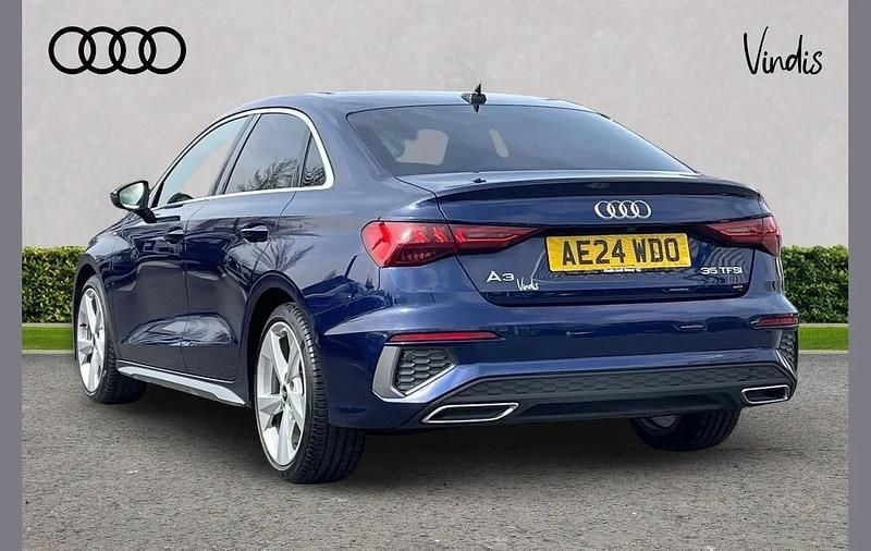 Used Audi A3 S-Line 147 HP (108 kW) 2024 Blue Sedan