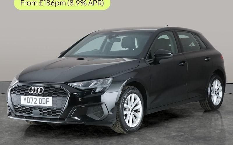 Black Used 2022 Audi A3 Sportback Comfort Hatchback | £15,773 (Good price) - Image 1/3