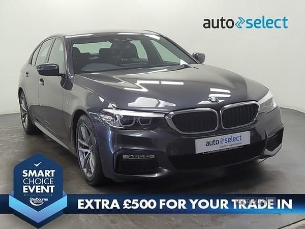 Grey Used 2018 BMW 520 M Sport Sedan | £18,645 (Fair price) - Image 1/4