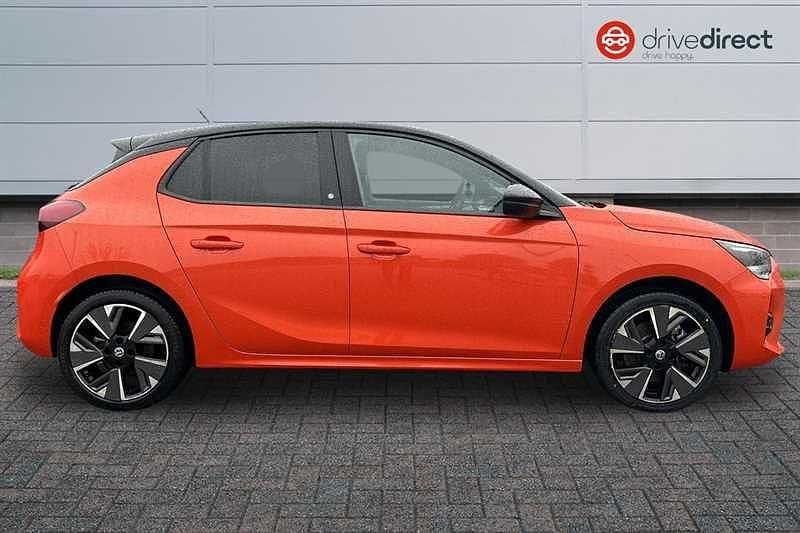 Used Vauxhall Corsa-e GS Line 100 kW (136 HP) 2022 Orange Hatchback