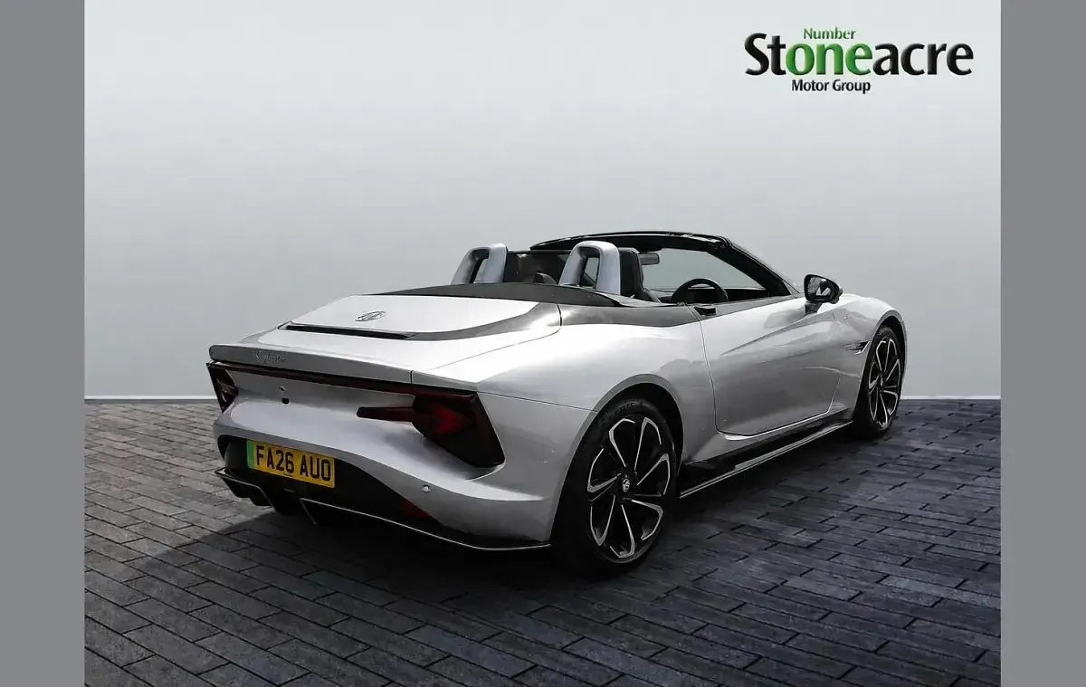 New MG Cyberster 369 kW (502 HP) 2026 Silver Cabriolet