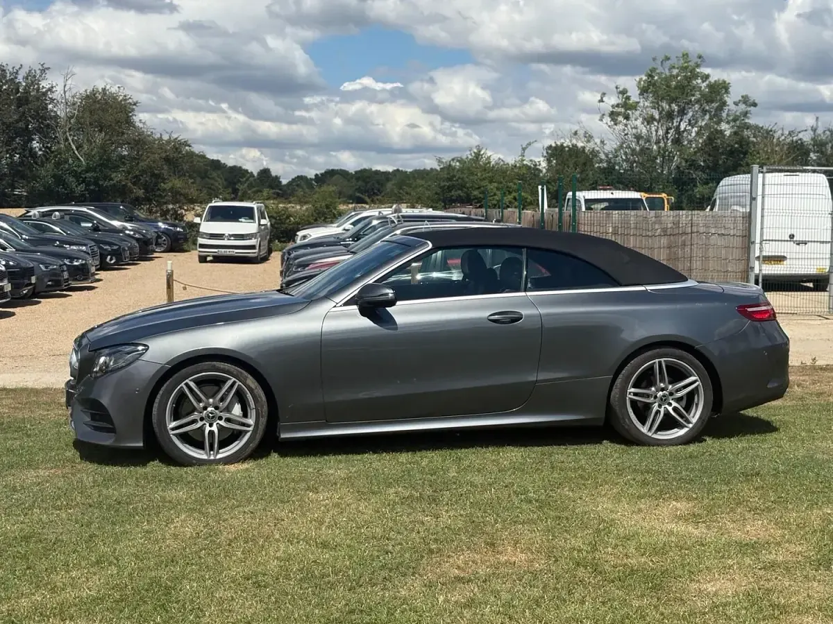 Used Mercedes E220 AMG Line Premium 194 HP (142 kW) 2020 Grey Cabriolet