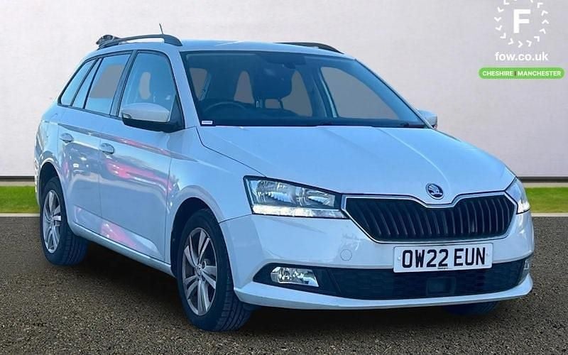 White Used 2021 Skoda Fabia SE Estate | £14,699 (Fair price) - Image 1/4