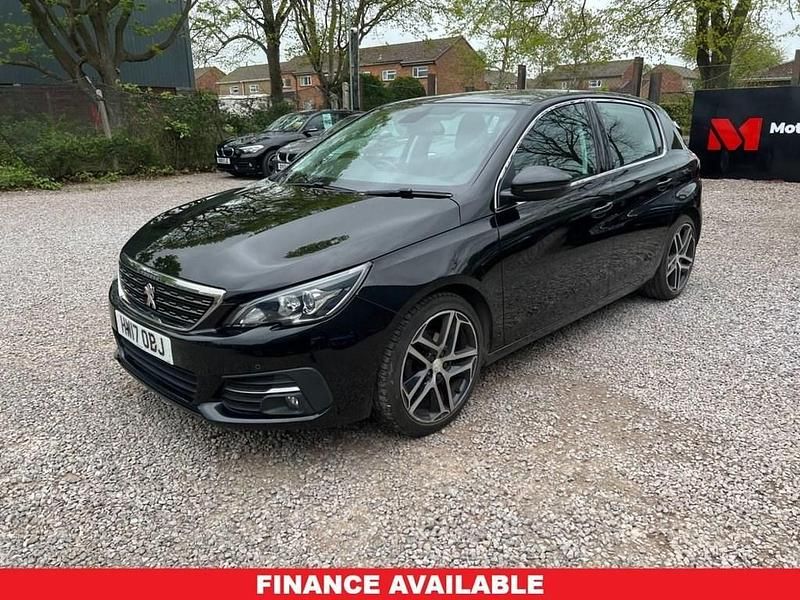 Used Peugeot 308 Allure 130 HP (95 kW) 2017 Black Hatchback
