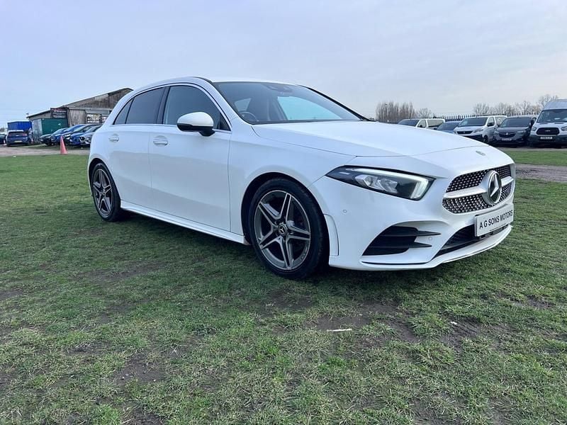 Used Mercedes A150 AMG line 150 HP (110 kW) 2019 White Hatchback