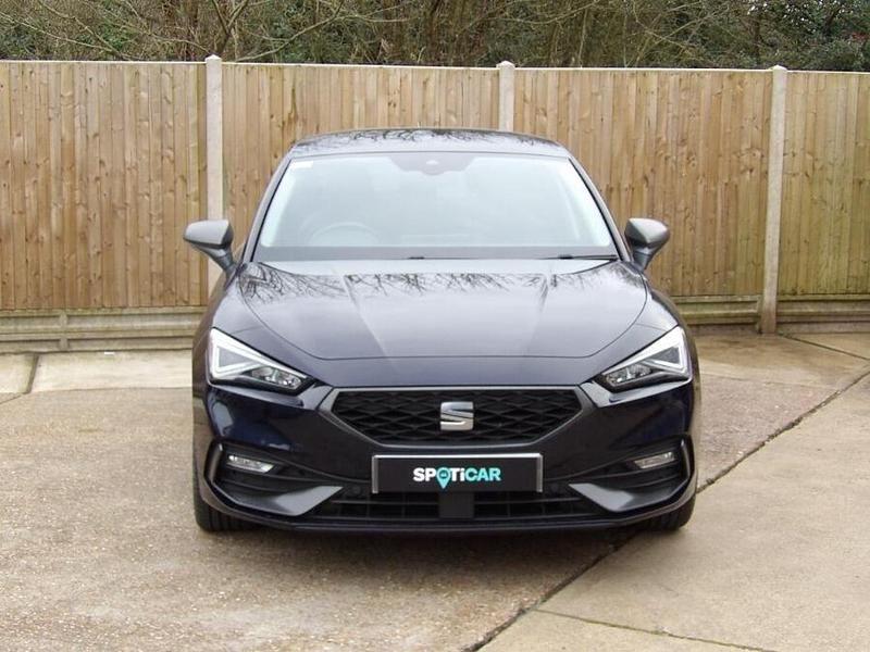 Used Seat Leon FR 128 HP (94 kW) 2021 Blue Hatchback