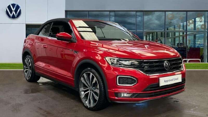 Red Used 2021 VW T-Roc Cabriolet R-line Cabriolet | £25,475 (Fair price) - Image 1/4