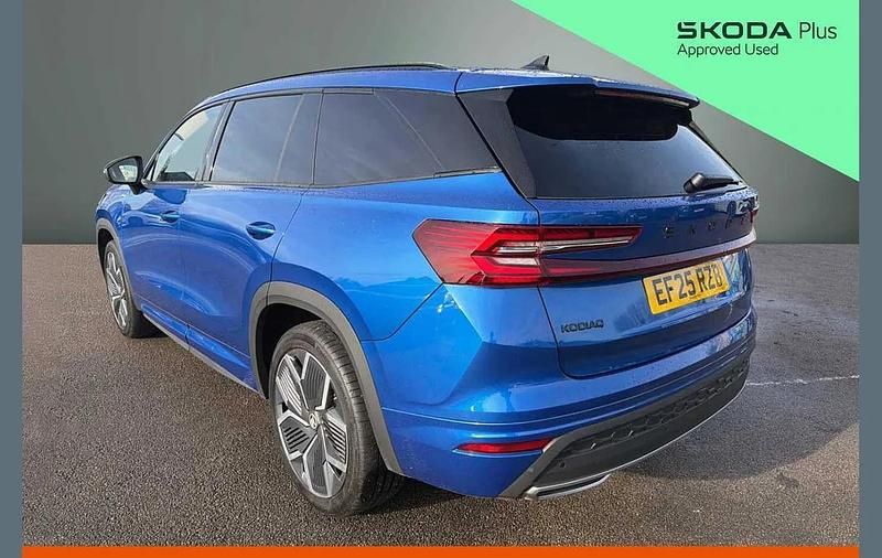 Used Skoda Kodiaq SportLine 147 HP (108 kW) 2025 Race blue metallic SUV