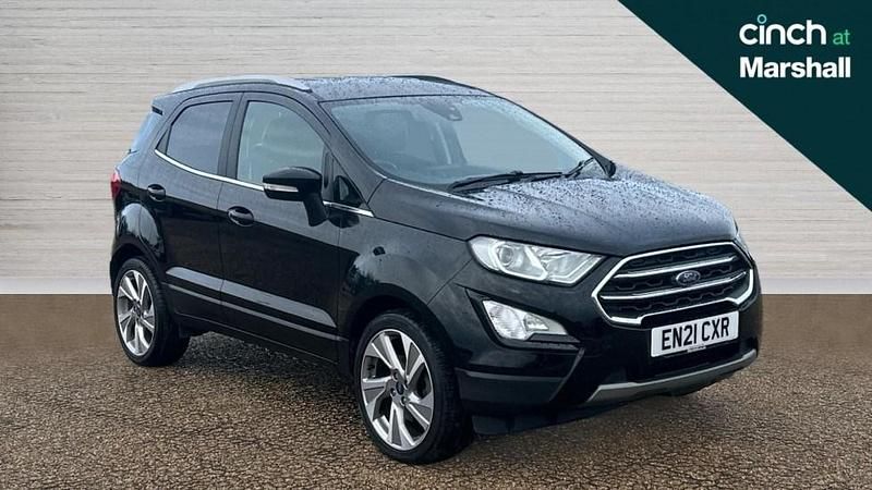 Black Used 2021 Ford Ecosport Titanium SUV | £11,339 (Fair price) - Image 1/4