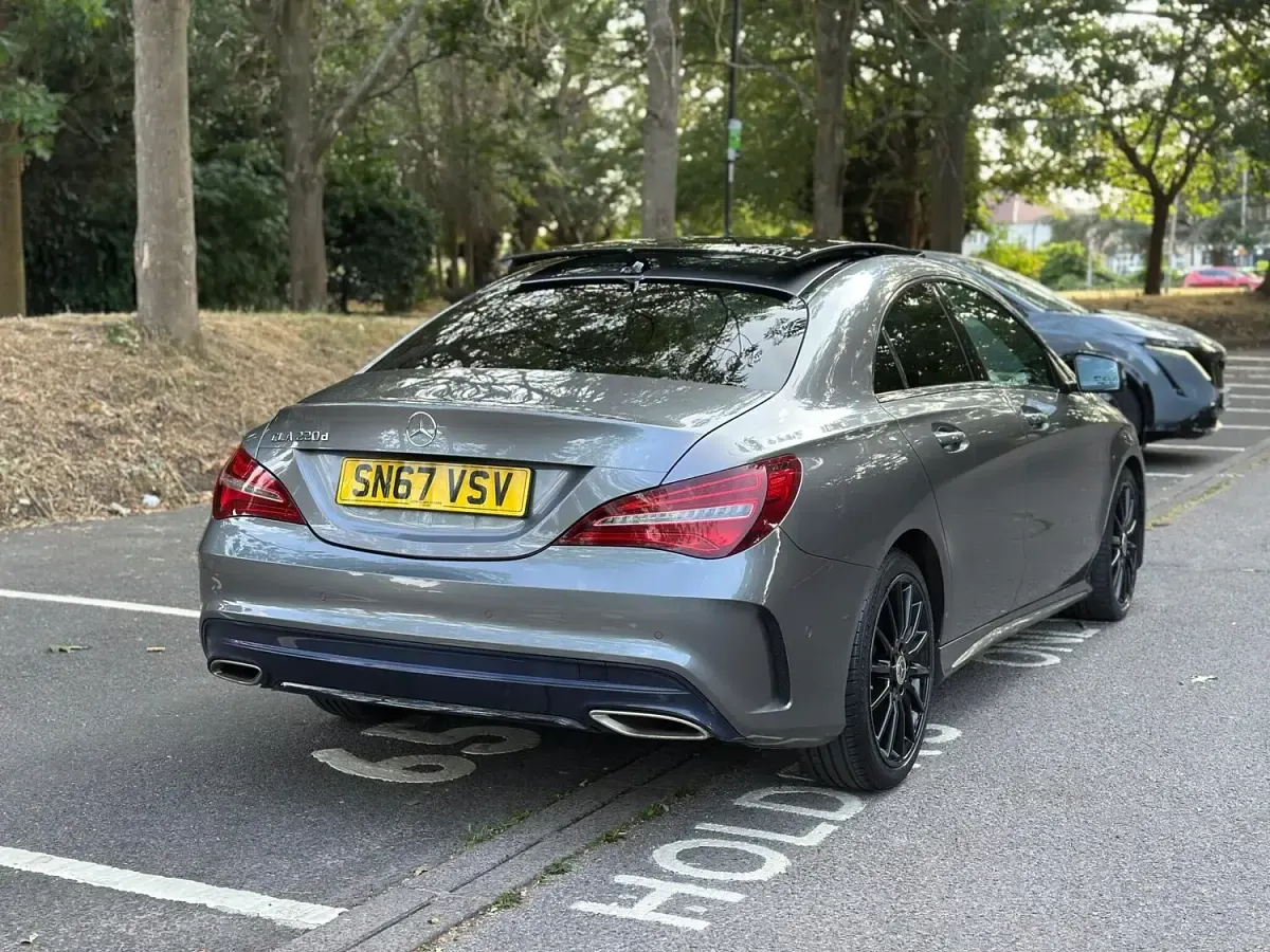 Used Mercedes CLA220 AMG line 2017 Grey Coupe