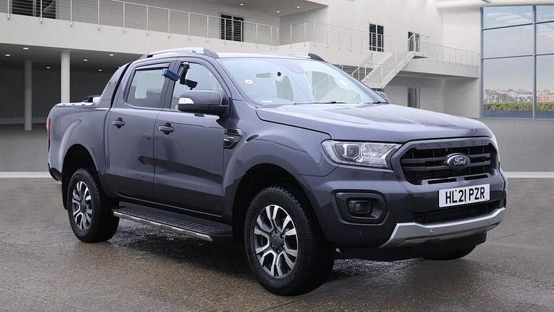 Grey Used 2021 Ford Ranger Wildtrack Pickup | £13,990 (Super price) - Image 1/4