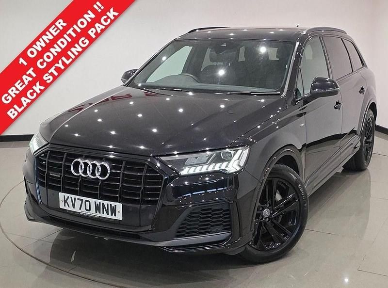 Black Used 2020 Audi Q7 S-Line SUV | £26,990 (A bit pricey) - Image 1/4