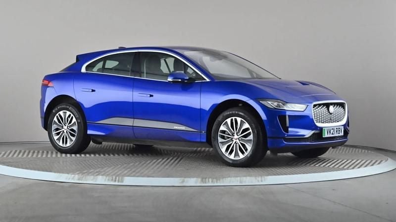 Blue Used 2021 Jaguar I-Pace S SUV | £17,498 (Fair price) - Image 1/3
