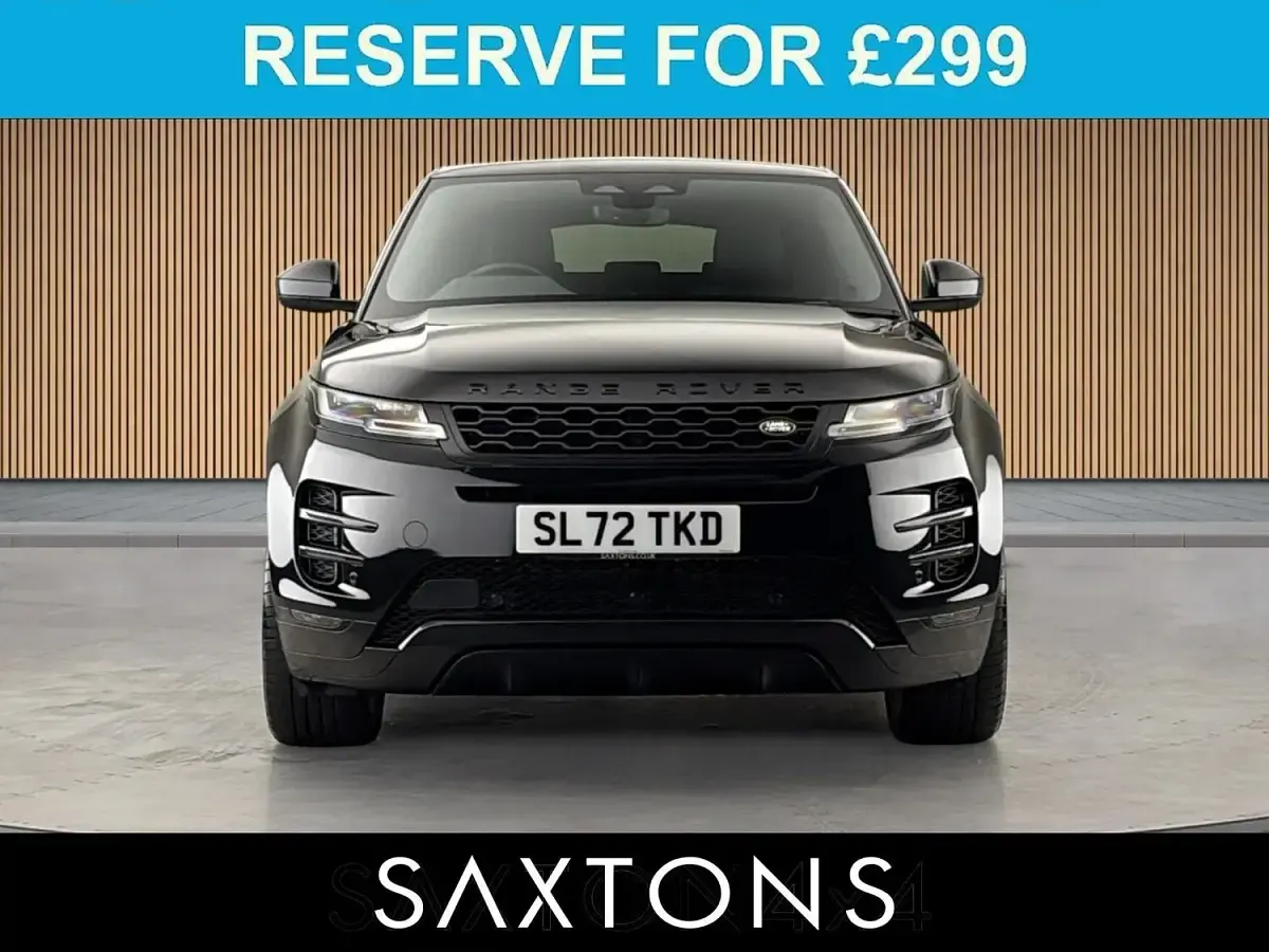 Used Land Rover Range Rover evoque S 305 HP (224 kW) 2022 Santorini black Hatchback